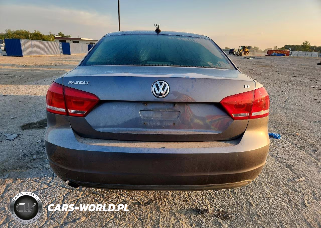 2012 Volkswagen Passat Se VIN:1VWBH7A38CC036196 - 6