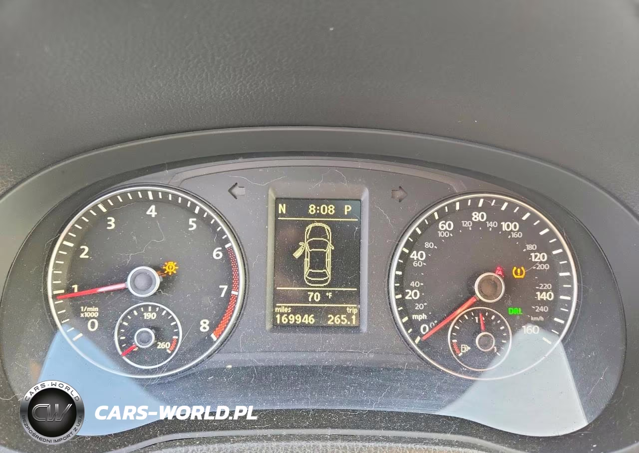 2012 Volkswagen Passat Se VIN:1VWBH7A38CC036196 - 9