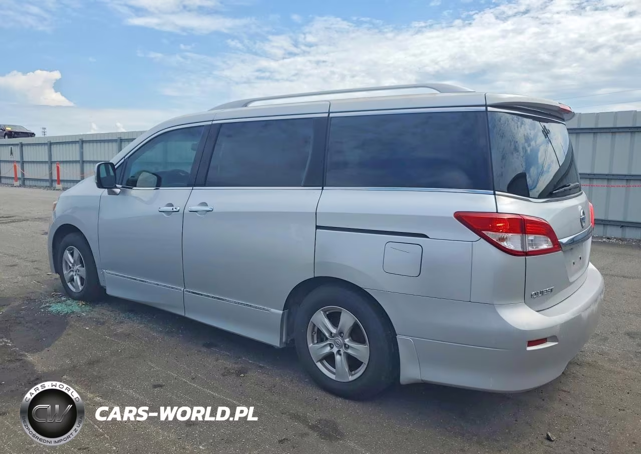 2012 Nissan Quest 3.5 S VIN:JN8AE2KP4C9035544 - 2