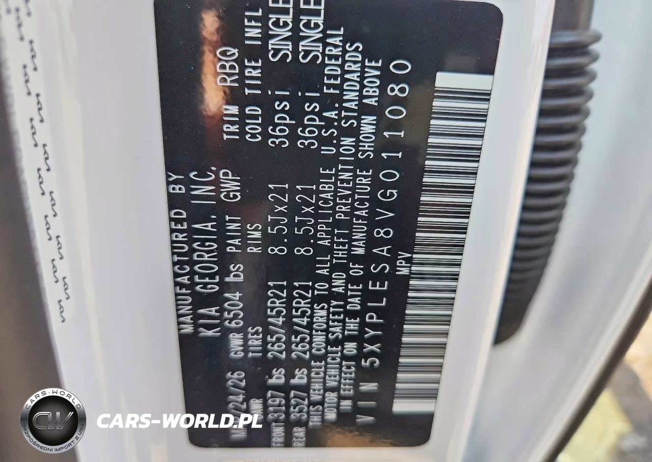 2027 Kia Telluride Hybrid X-Line Sx Prestige VIN:5XYPLESA8VG011080 - 13