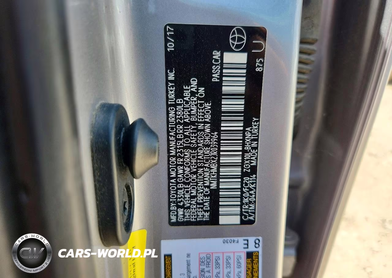 2018 Toyota C-Hr Xle Premium VIN:NMTKHMBX2JR039964 - 12