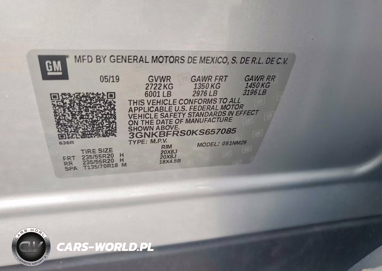 2019 Chevrolet Blazer Premier VIN:3GNKBFRS0KS657085 - 13
