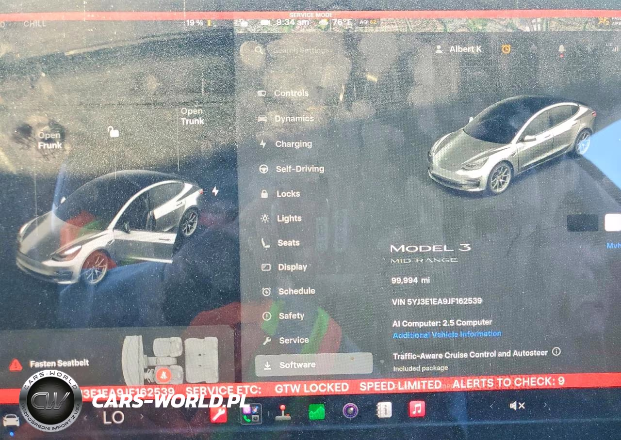 2018 Tesla Model 3 VIN:5YJ3E1EA9JF162539 - 9