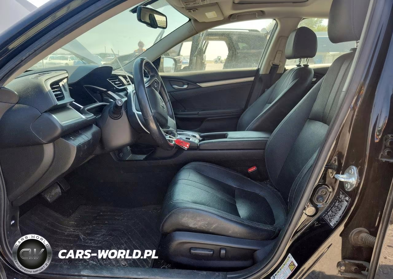 2018 Honda Civic Exl VIN:JHMFC1F79JX012408 - 7