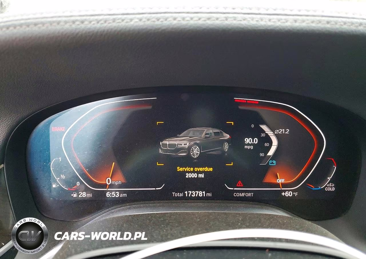 2020 BMW 740 Xi VIN:WBA7T4C03LGG62675 - 9