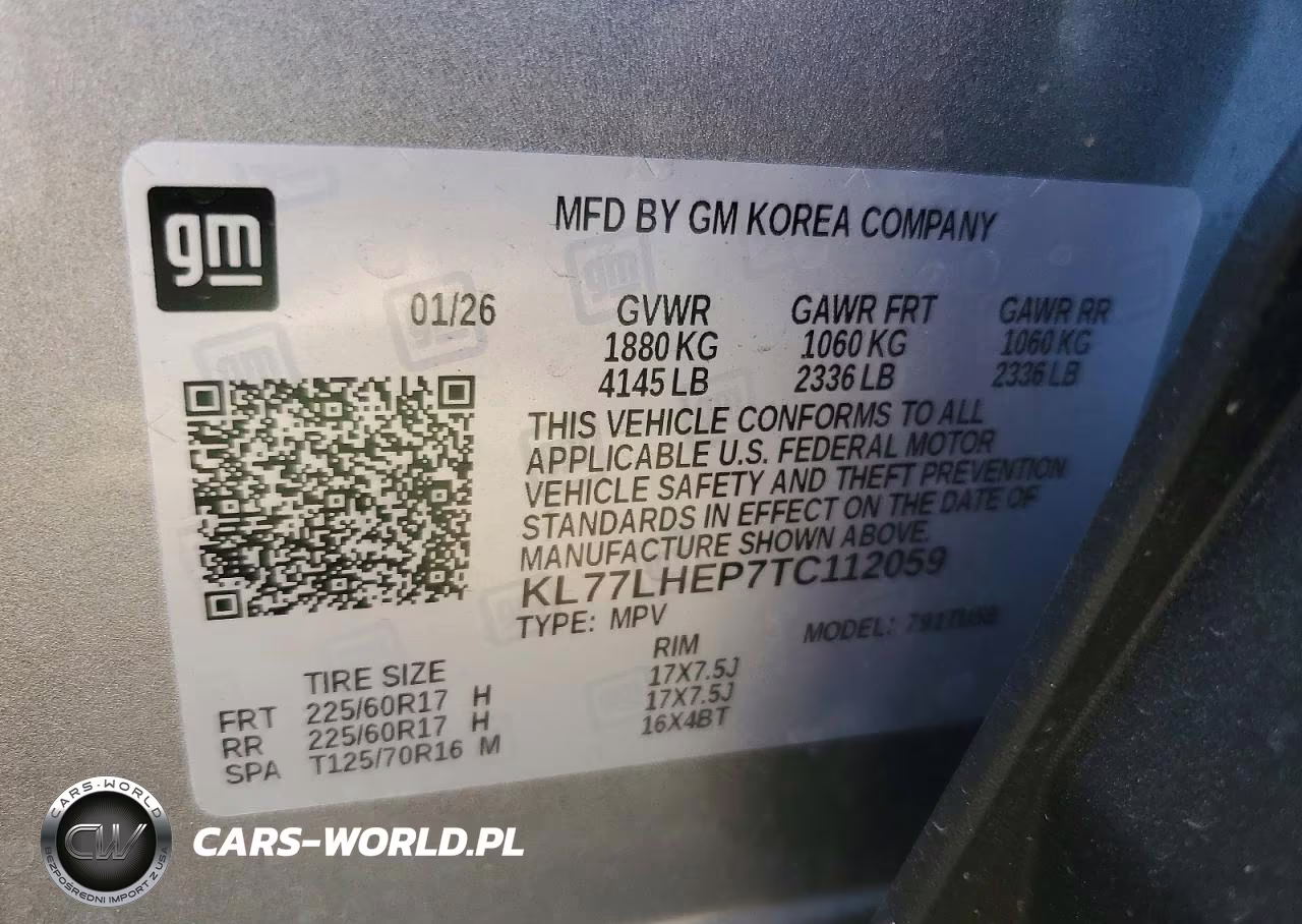 2026 Chevrolet Trax 1Lt VIN:KL77LHEP7TC112059 - 13
