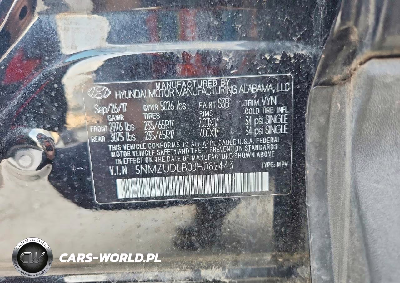 2018 Hyundai Santa Fe Sport 2.4L VIN:5NMZUDLB0JH082443 - 13