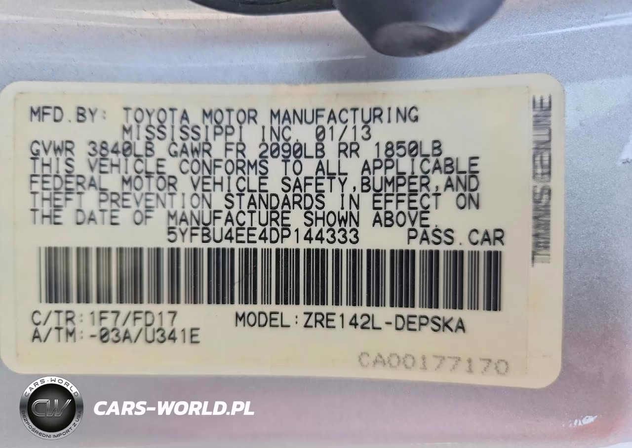 2013 Toyota Corolla S VIN:5YFBU4EE4DP144333 - 13