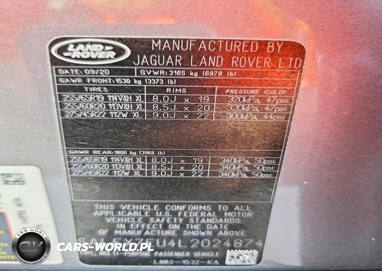 2020 Land Rover Defender 110 X VIN:SALEX7EU4L2024874 - 14