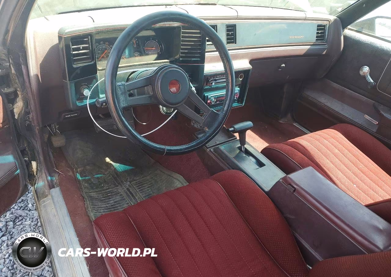 1986 Chevrolet Monte Carlo VIN:1G1GZ37G5GR200296 - 8