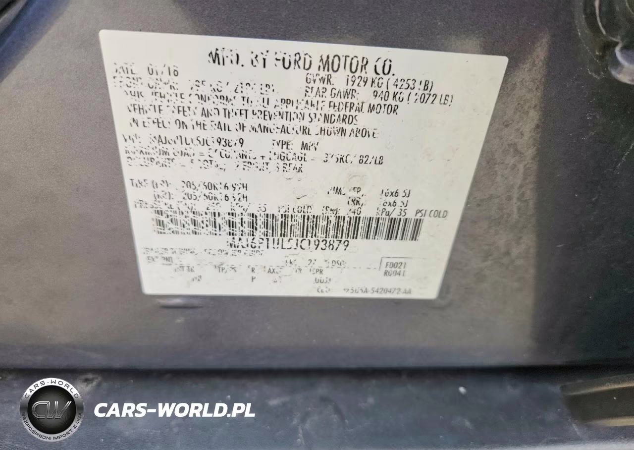 2018 Ford Ecosport Se VIN:MAJ6P1UL5JC193879 - 14