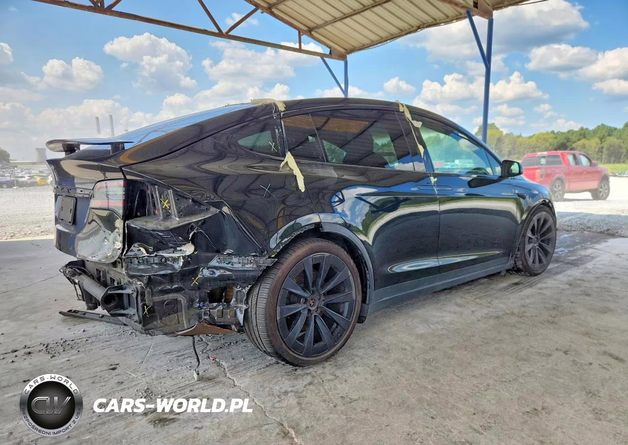 2022 Tesla Model X VIN:7SAXCBE68NF345920 - 3