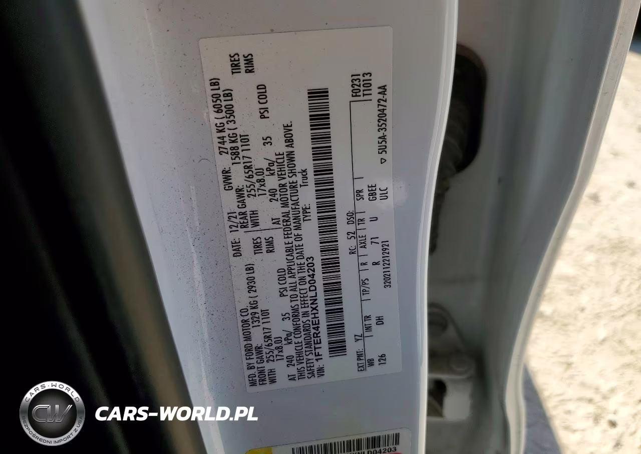 2022 Ford Ranger Xl VIN:1FTER4EHXNLD04203 - 13