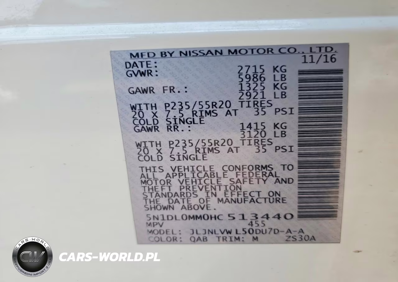 2017 Infiniti Qx60 Base VIN:5N1DL0MM0HC513440 - 13