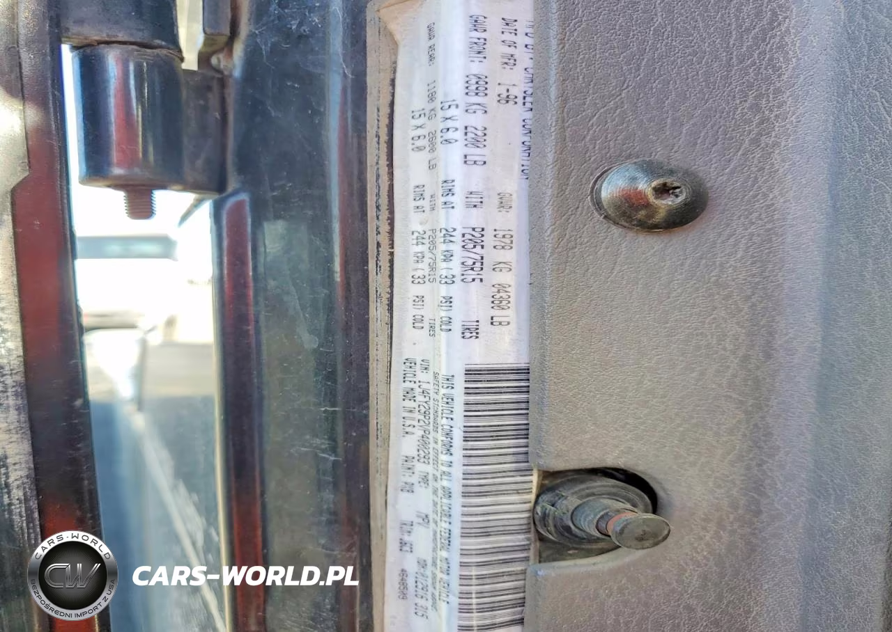 1997 Jeep Wrangler - Tj Se VIN:1J4FY29P2VP400293 - 12