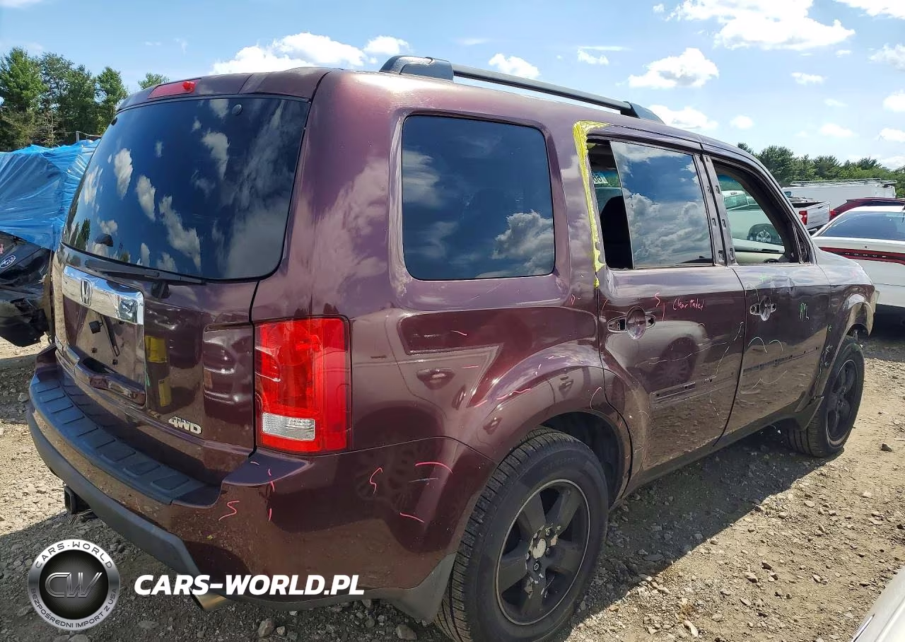 2010 Honda Pilot Exl VIN:5FNYF4H68AB037088 - 3