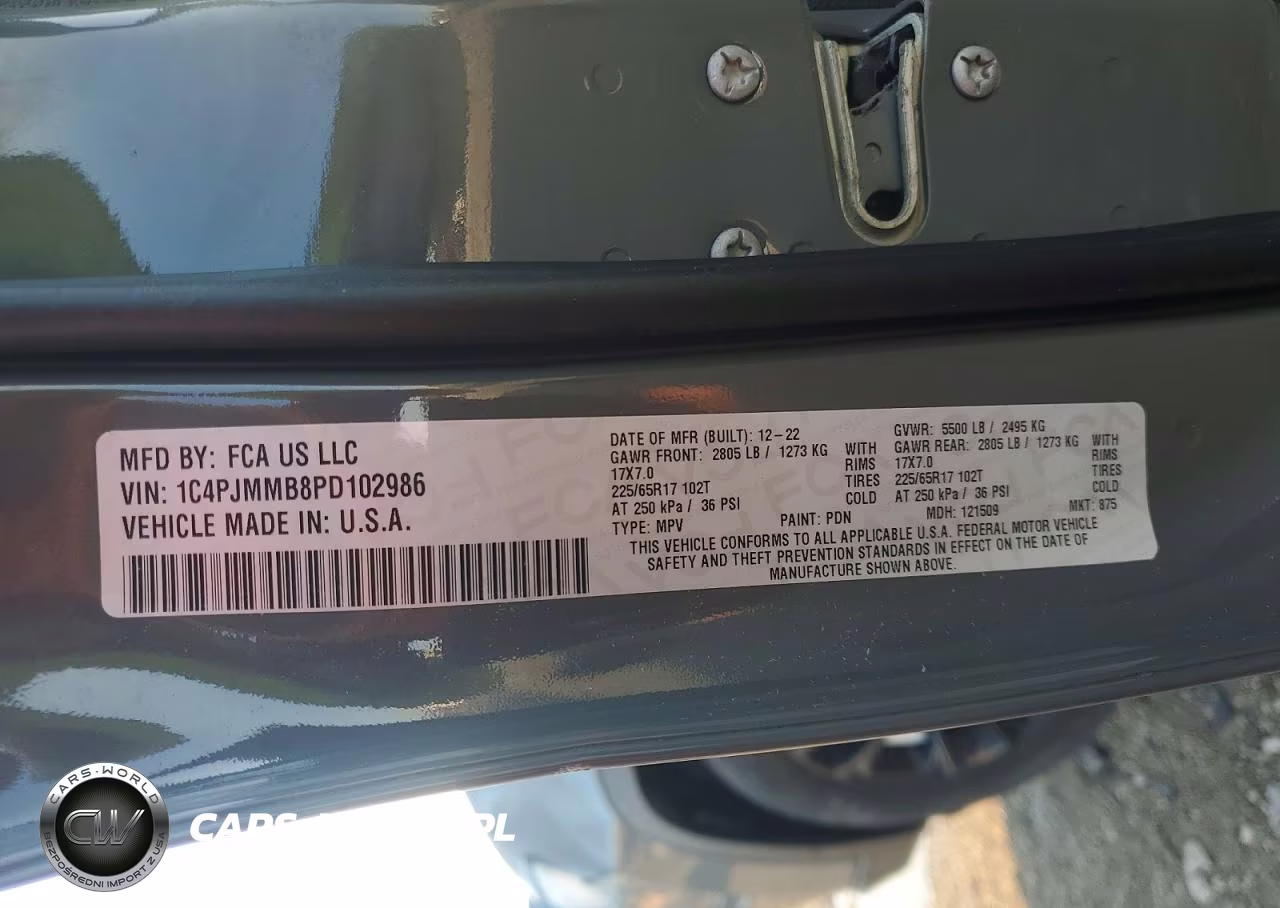 2023 Jeep Cherokee Altitude Lux VIN:1C4PJMMB8PD102986 - 13