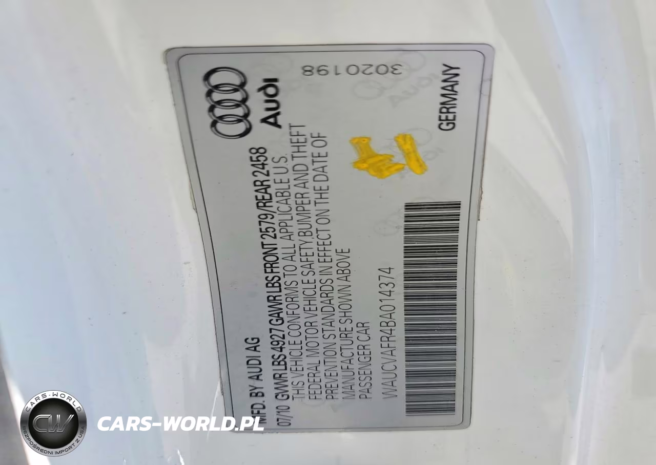 2011 Audi S5 Premium Plus VIN:WAUCVAFR4BA014374 - 13