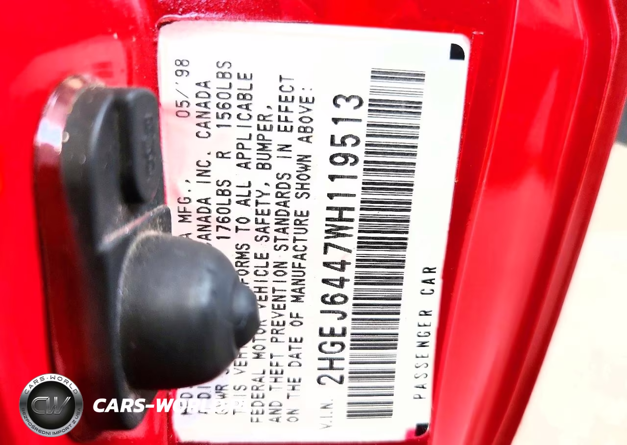 1998 Honda Civic Dx VIN:2HGEJ6447WH119513 - 12