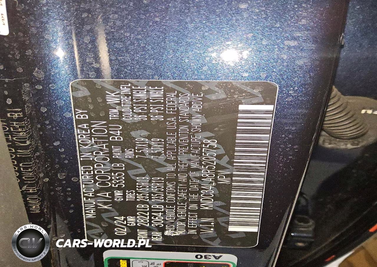 2024 Kia Ev6 Wind VIN:KNDC34LA8R5205758 - 13
