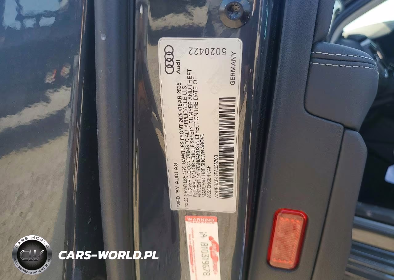 2023 Audi A4 Premium Plus 40 VIN:WAUBBAF47PA036708 - 12