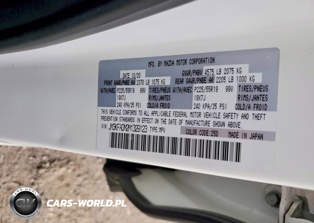 2021 Mazda Cx-5 Grand Touring VIN:JM3KFADM2M1329123 - 12