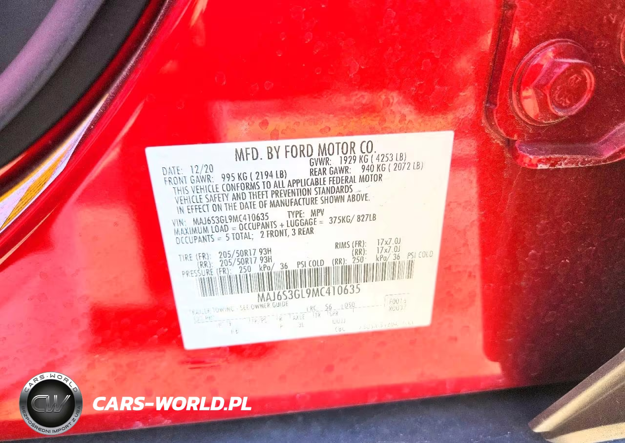 2021 Ford Ecosport Se VIN:MAJ6S3GL9MC410635 - 13
