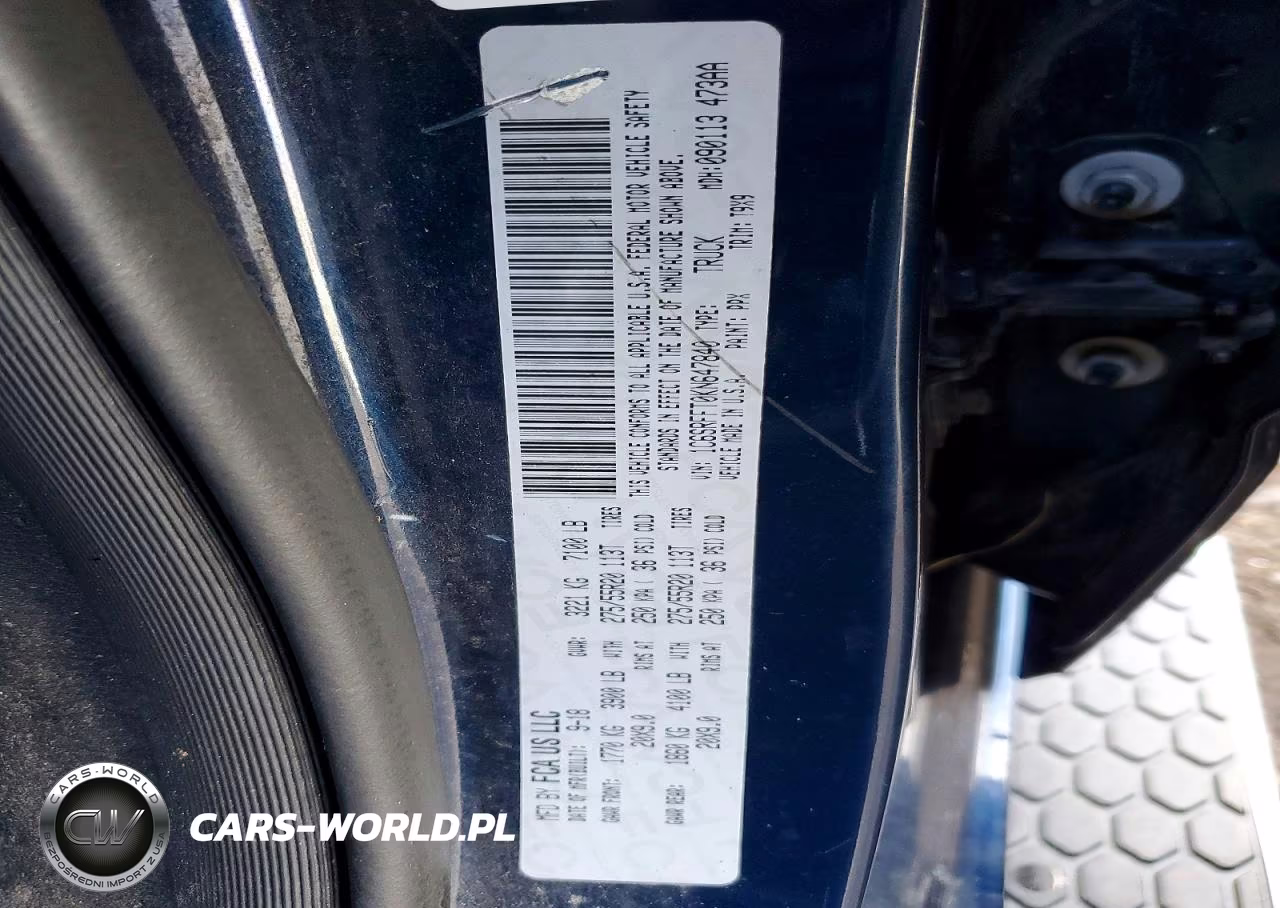 2019 Ram 1500 Big Horn-Lone Star VIN:1C6SRFFT0KN647840 - 12