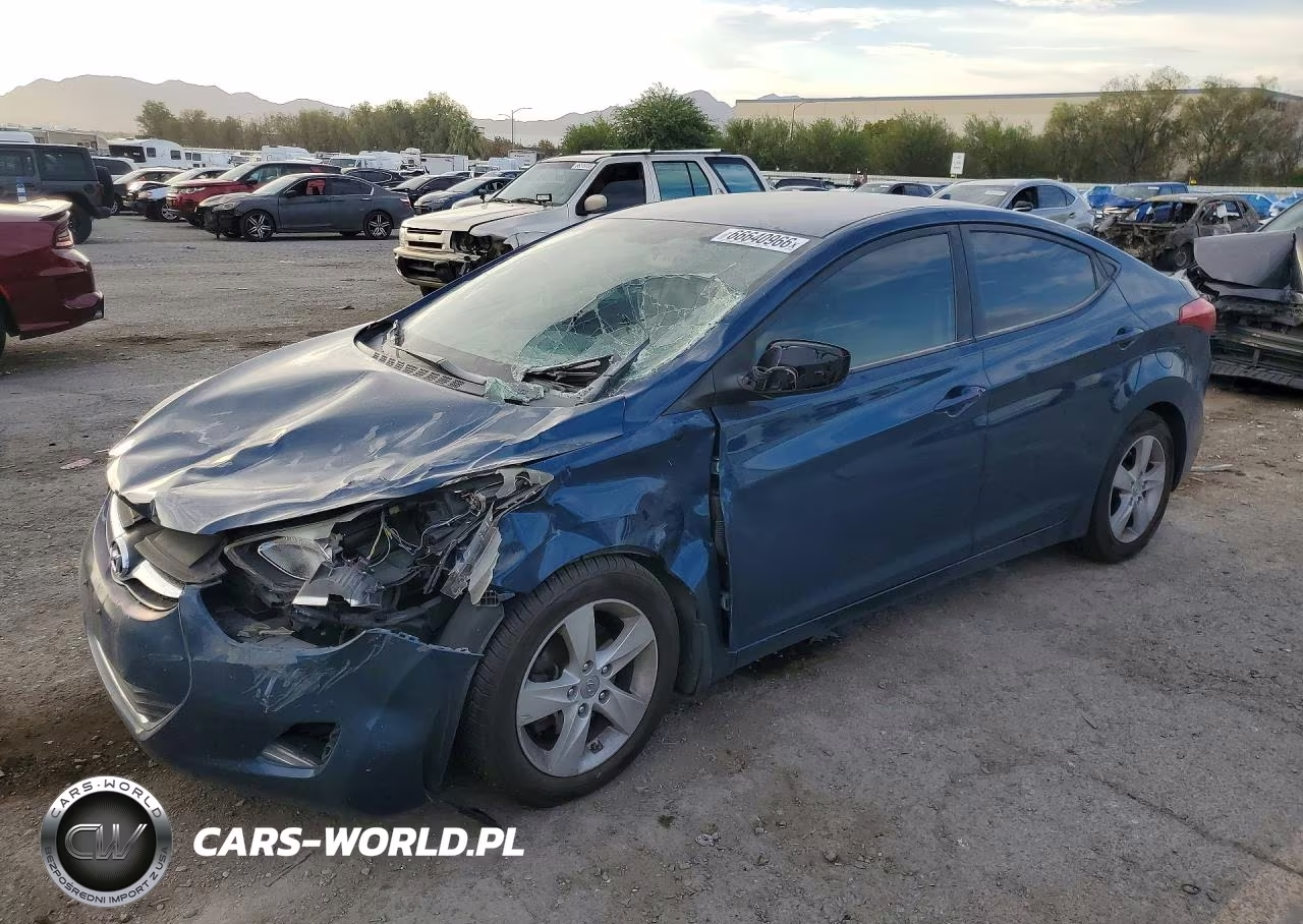 2013 Hyundai Elantra Gls VIN:KMHDH4AE1DU955699 - 1