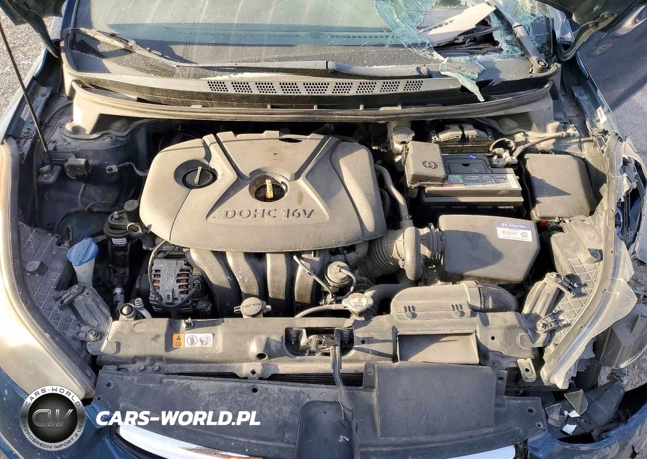 2013 Hyundai Elantra Gls VIN:KMHDH4AE1DU955699 - 11