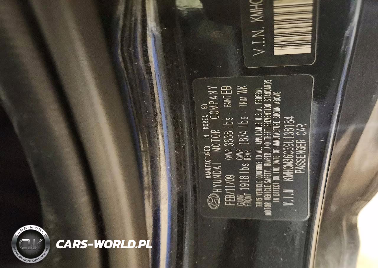2009 Hyundai Accent Gs VIN:KMHCM36C39U138184 - 12