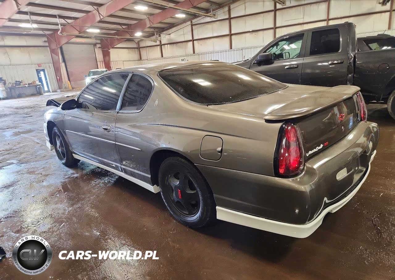 2002 Chevrolet Monte Carlo Ss VIN:2G1WX15K029390105 - 2