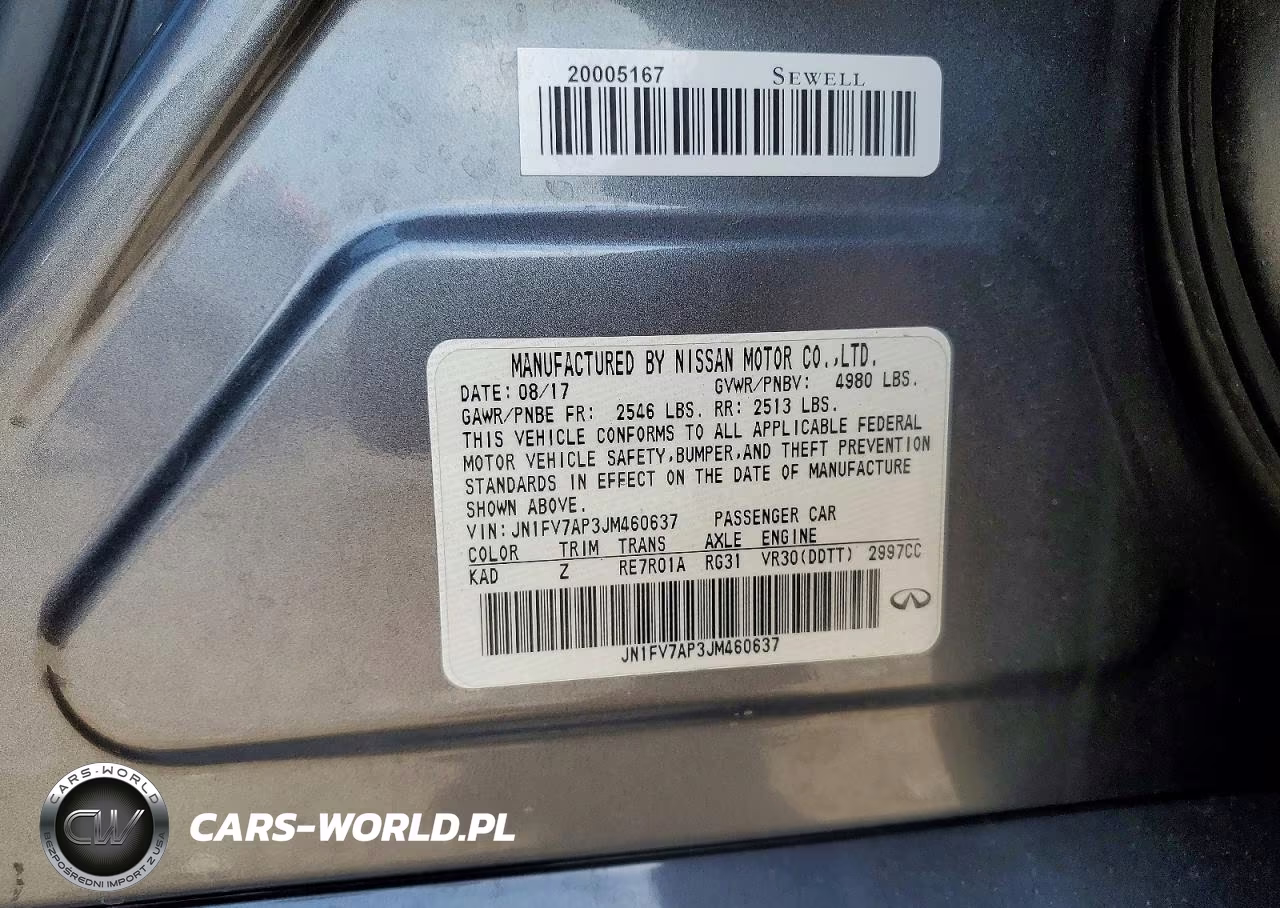 2018 Infiniti Q50 Red Sport 400 VIN:JN1FV7AP3JM460637 - 12