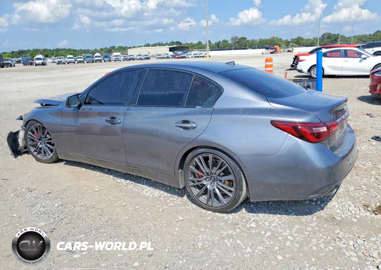 2018 Infiniti Q50 Red Sport 400 VIN:JN1FV7AP3JM460637 - 2
