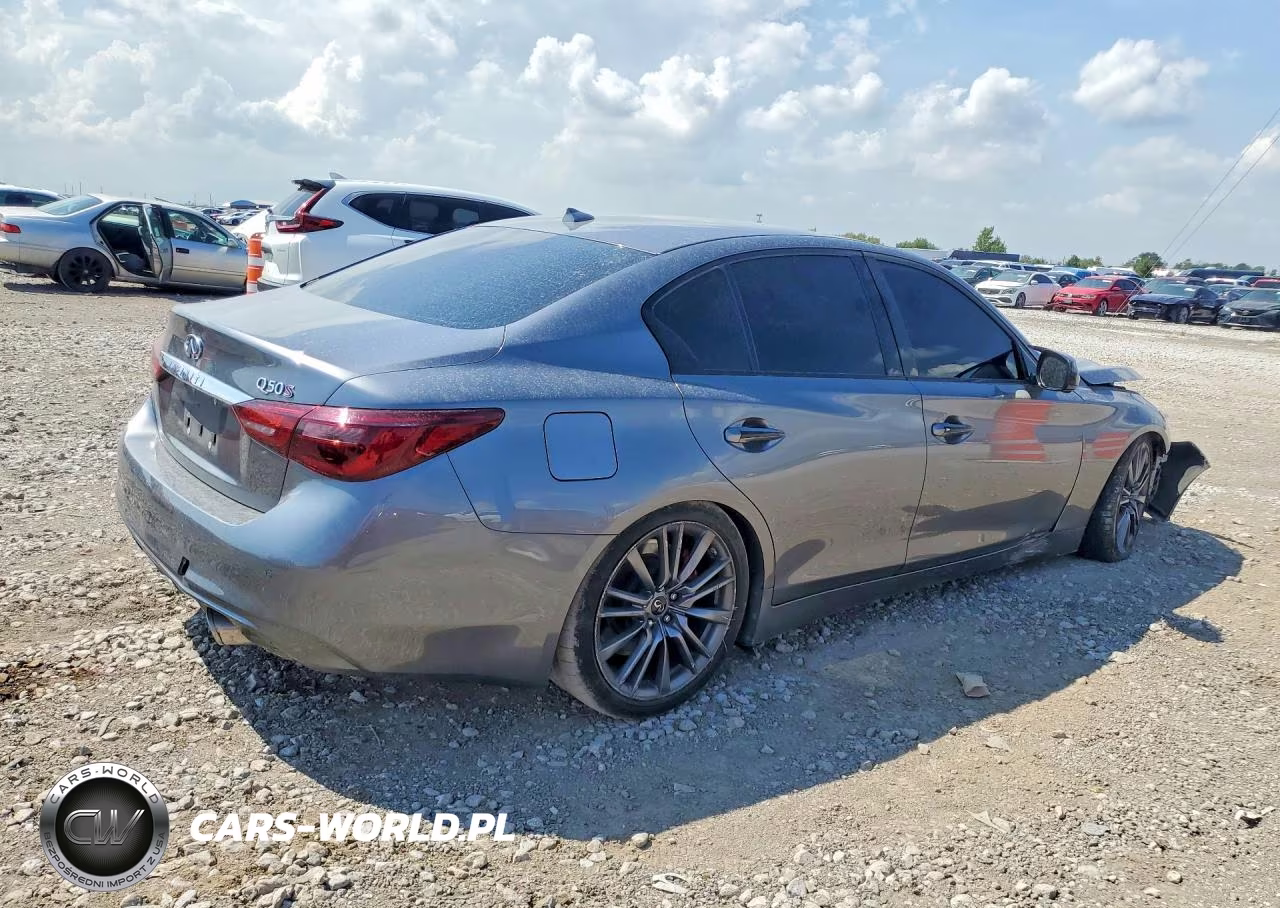 2018 Infiniti Q50 Red Sport 400 VIN:JN1FV7AP3JM460637 - 3