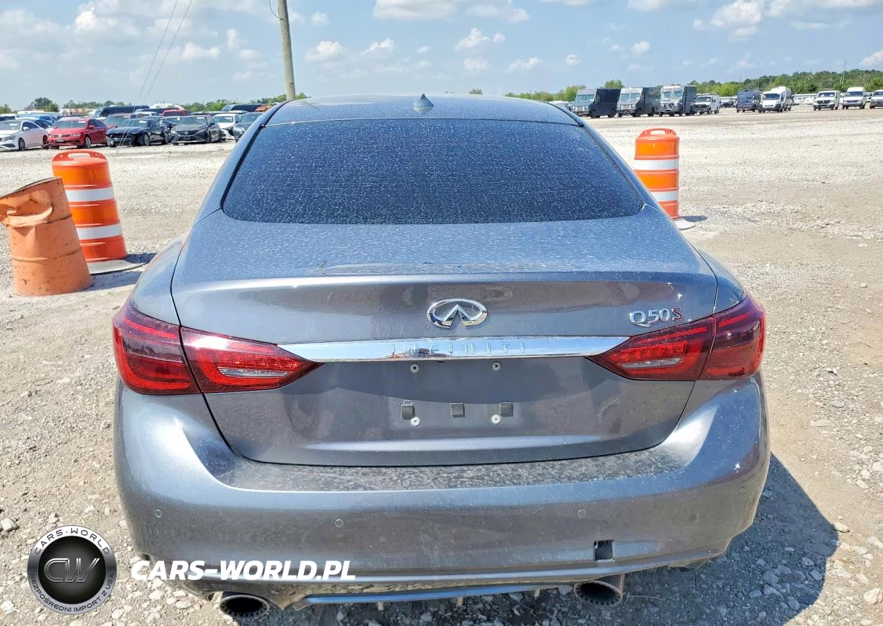 2018 Infiniti Q50 Red Sport 400 VIN:JN1FV7AP3JM460637 - 6