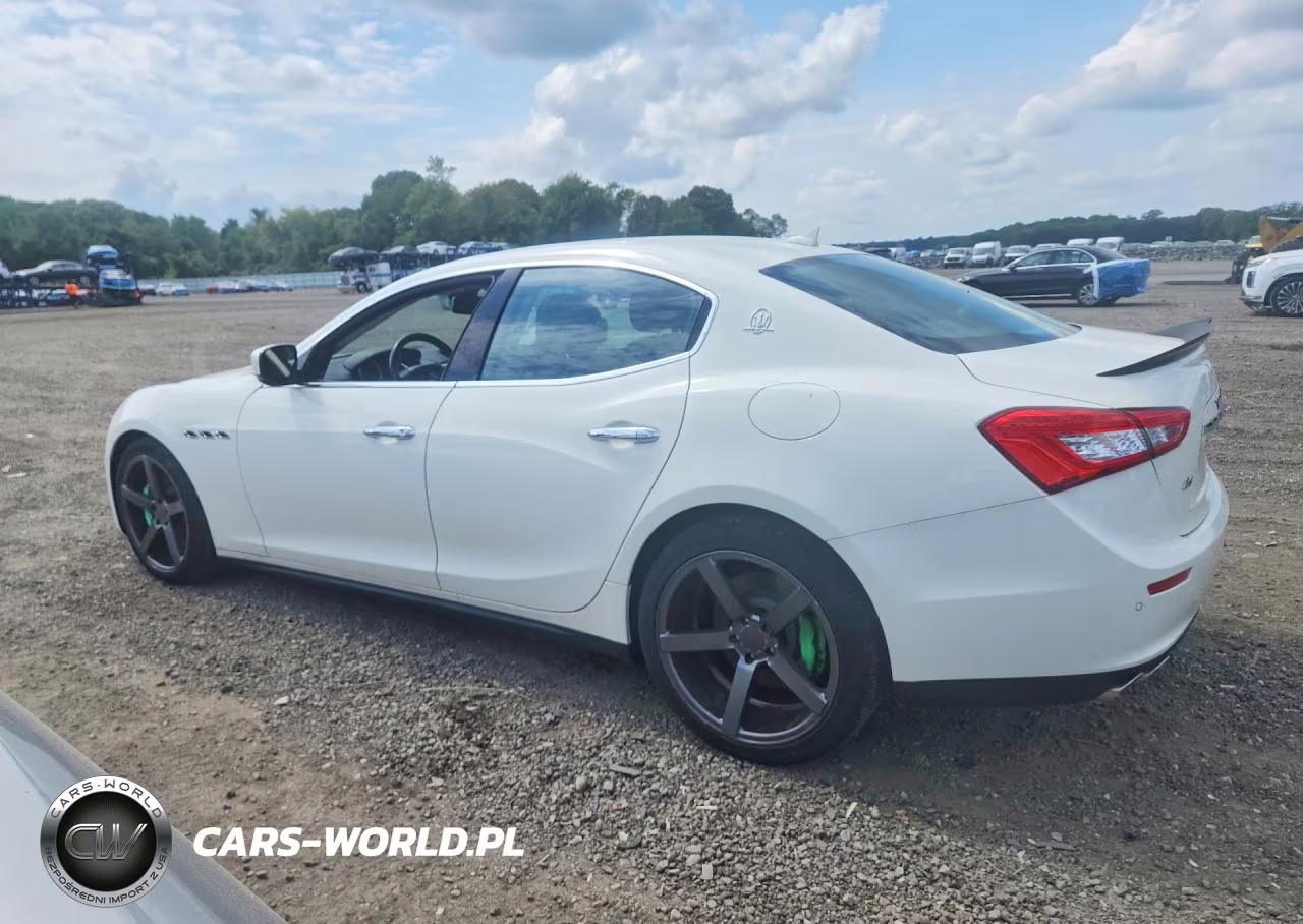 2014 Maserati Ghibli S VIN:ZAM57RTAXE1090586 - 2