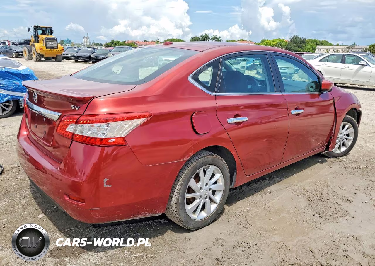2015 Nissan Sentra Sv VIN:3N1AB7AP7FY302678 - 3