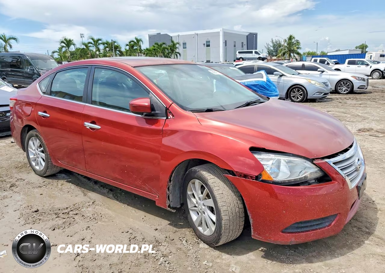 2015 Nissan Sentra Sv VIN:3N1AB7AP7FY302678 - 4