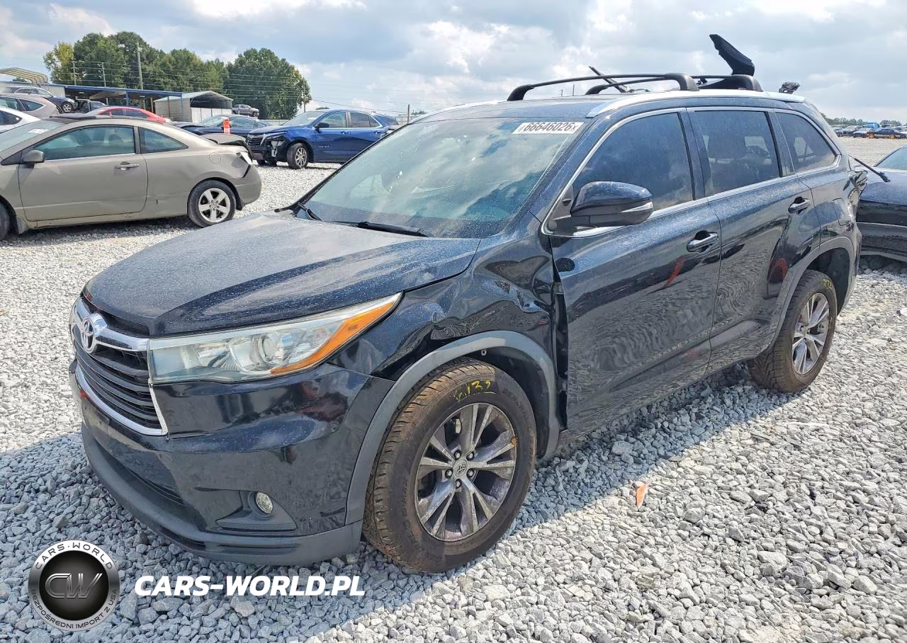 2015 Toyota Highlander Xle VIN:5TDKKRFH7FS082139 - 1