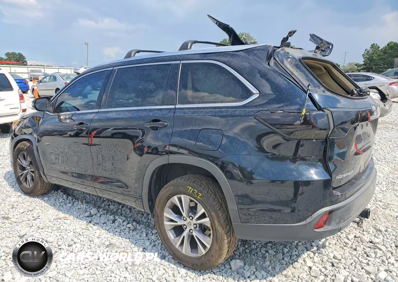 2015 Toyota Highlander Xle VIN:5TDKKRFH7FS082139 - 2