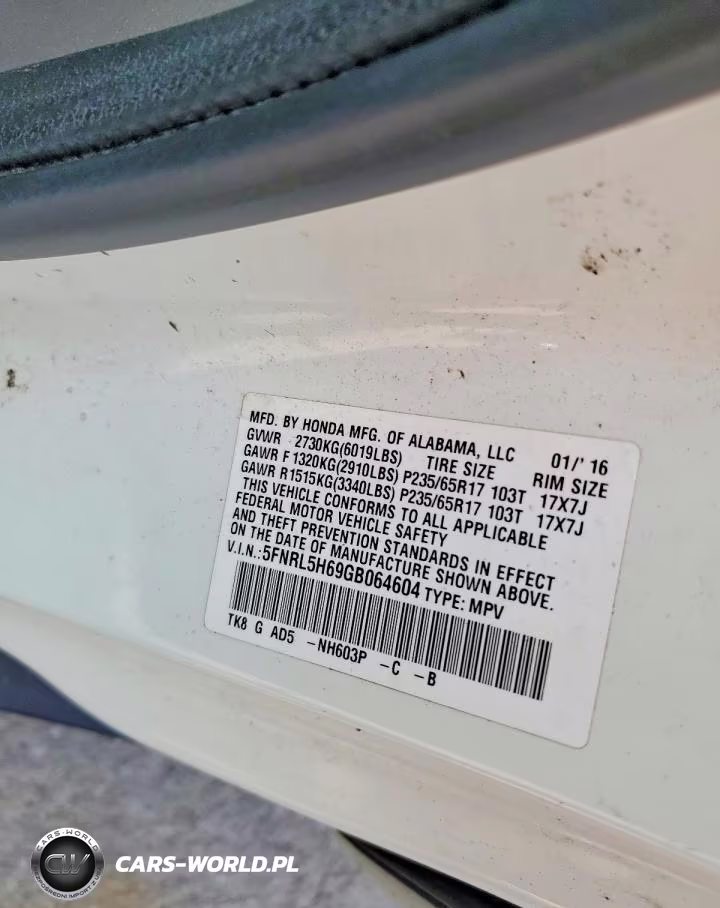 2016 Honda Odyssey Exl VIN:5FNRL5H69GB064604 - 13
