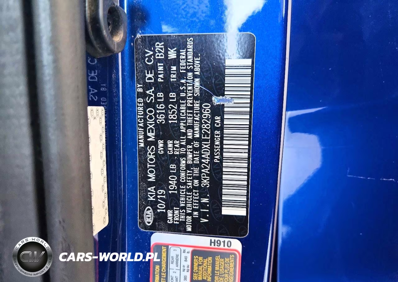 2020 Kia Rio S VIN:3KPA24ADXLE282960 - 12