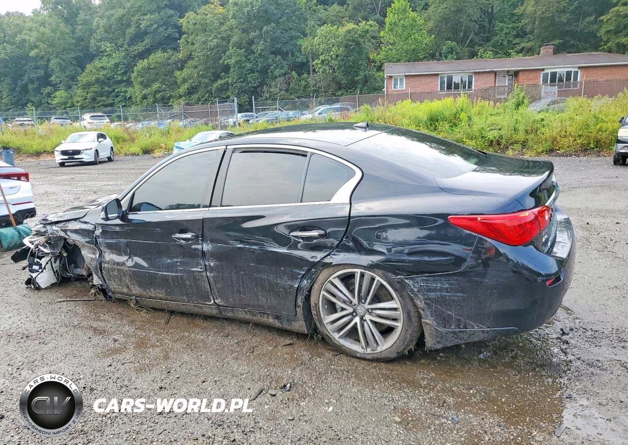 2014 Infiniti Q50 Hybrid Sport VIN:JN1AV7AR9EM703191 - 2