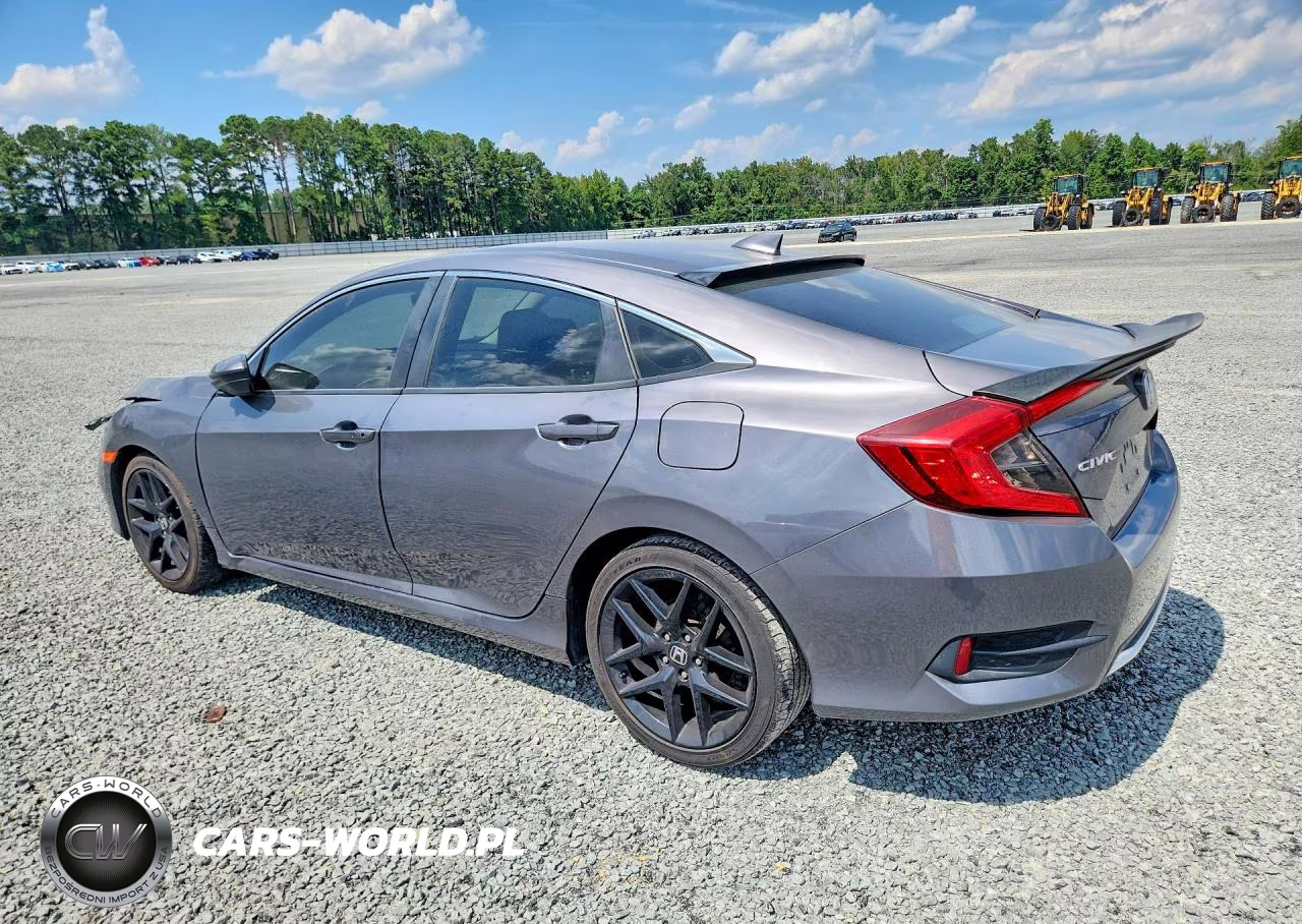 2019 Honda Civic Exl VIN:JHMFC1F73KX002877 - 2