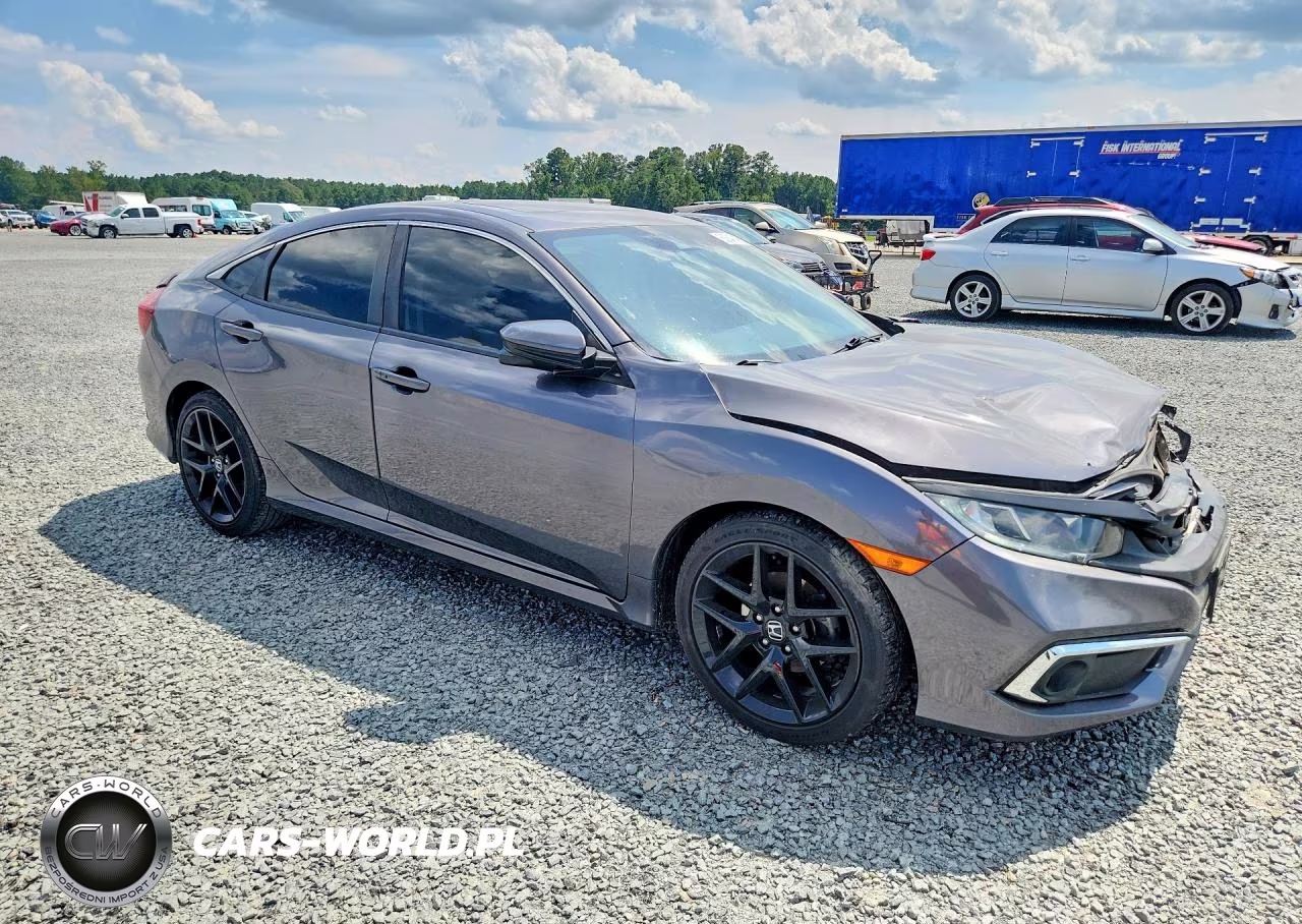 2019 Honda Civic Exl VIN:JHMFC1F73KX002877 - 4