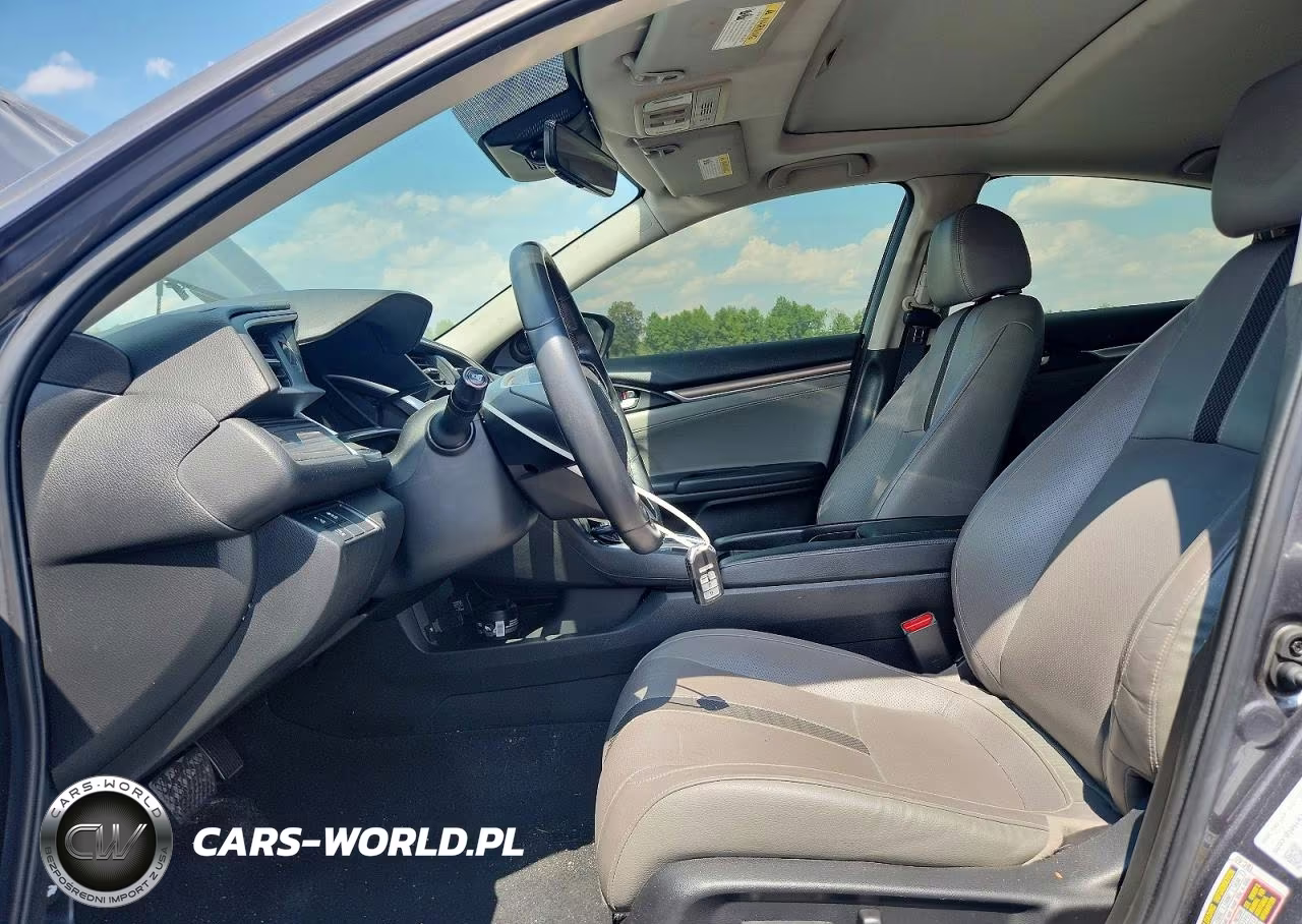 2019 Honda Civic Exl VIN:JHMFC1F73KX002877 - 7