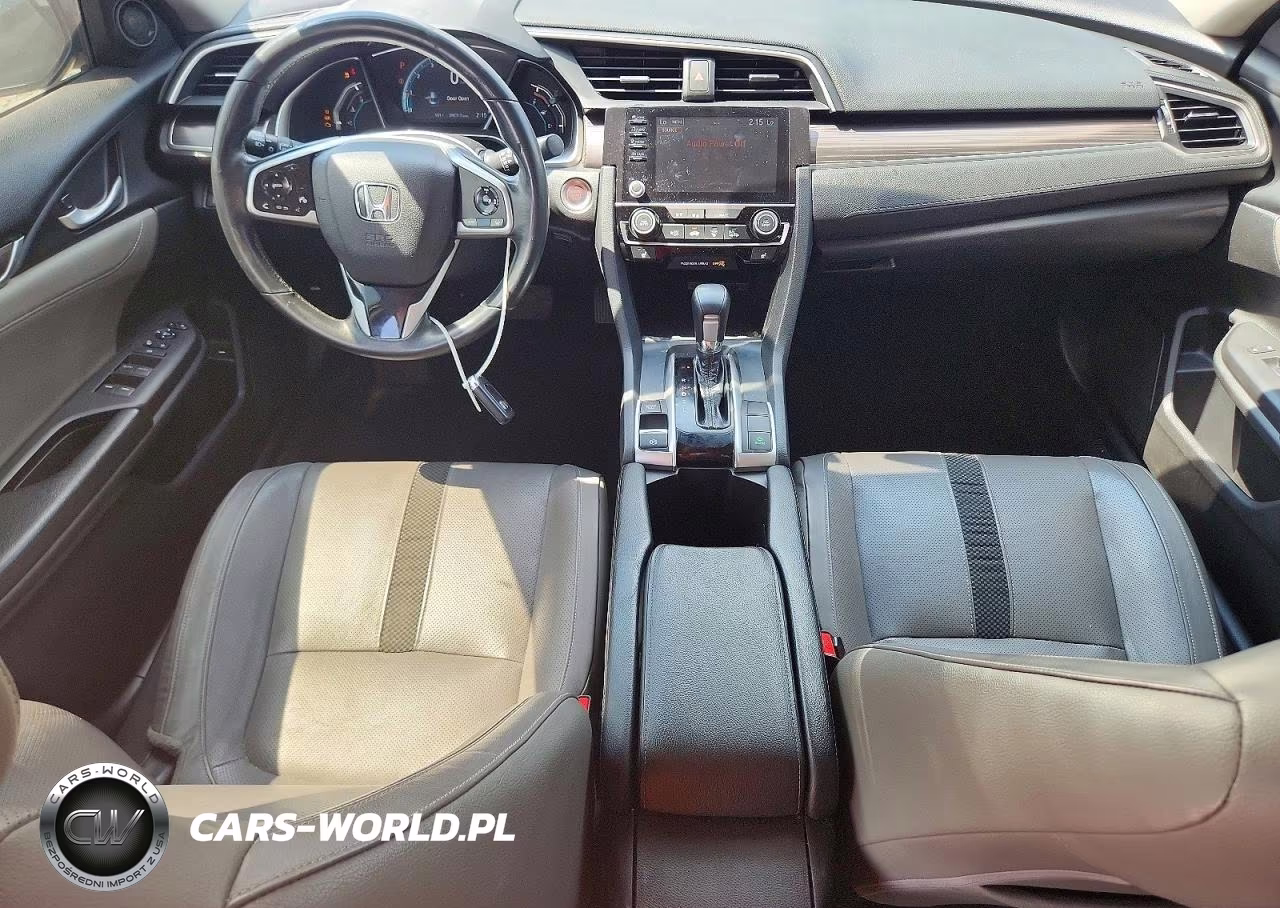 2019 Honda Civic Exl VIN:JHMFC1F73KX002877 - 8