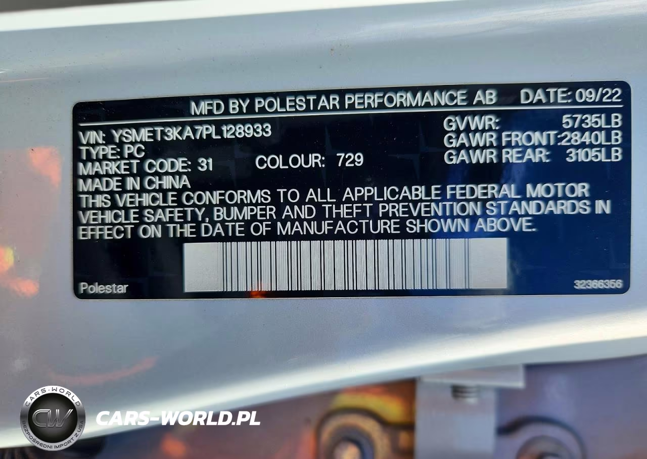 2023 Polestar 2 VIN:YSMET3KA7PL128933 - 13