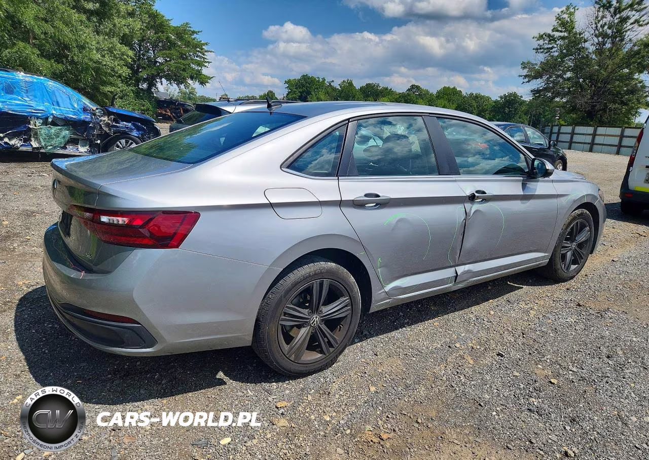 2022 Volkswagen Jetta Se VIN:3VW7M7BU5NM031158 - 3